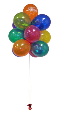  ankaya hediye sevgilime hediye iek  Sevdiklerinize 17 adet uan balon demeti yollayin.