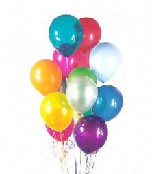 ankaya iek servisi , ieki adresleri  19 adet karisik renkte balonlar 