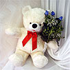  Ankara çiçek siparişi Çankaya çiçek satışı  Beyaz ayicik ve mavi gül