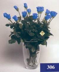  Ankara çiçek gönderme Çankaya ucuz çiçek gönder  mika vazo yada cam Vazoda 11 adet mavi güller