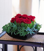  Ankara Çankaya online çiçekçi , çiçek siparişi  10 adet kare mika yada cam vazoda gül tanzim
