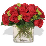  Ankara Çankaya çiçek online çiçek siparişi  10 adet kirmizi gül ve cam yada mika vazo
