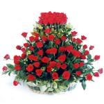  Ankara Çankaya internetten çiçek siparişi  41 adet kirmizi gülden sepet tanzimi