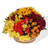  Ankara Çankaya çiçek gönderme  karisik mevsim çiçeklerinden aranjman