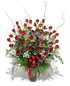  Ankara Çankaya online çiçekçi , çiçek siparişi  33 adet kirmizi gül vazo içerisinde