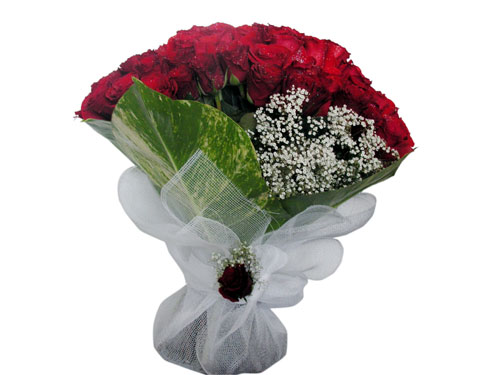 25 adet kirmizi gül görsel çiçek modeli  Ankara çiçek yolla Çankaya internetten çiçek satışı 