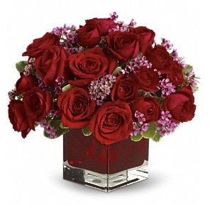 11 adet kırmızı gül vazosu  Ankara Çankaya İnternetten çiçek siparişi 