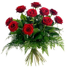 Çankaya hediye sevgilime hediye çiçek  10 adet kırmızı gülden buket