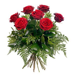  Ankara Çankaya çiçek gönderme  7 adet kırmızı gülden buket