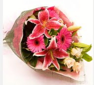 1 dal kazablanka ve mevsim çiçekleri  Ankara Çankaya çiçek gönderme sitemiz güvenlidir 