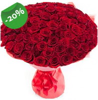 Özel mi Özel buket 101 adet kırmızı gül  Ankara Çankaya hediye çiçek yolla 