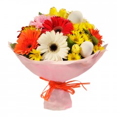 Karışık mevsim buketi Mevsimsel çiçek  Ankara Çankaya çiçek gönderme sitemiz güvenlidir 