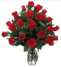  Ankara Çankaya online çiçekçi , çiçek siparişi  24 adet kırmızı gülden vazo tanzimi