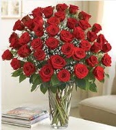 Cam vazoda 51 kırmızı gül süper indirimde  Ankara Çankaya çiçek , çiçekçi , çiçekçilik  