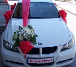 Gelin araba süslemesi  Ankara çiçek gönderme Çankaya ucuz çiçek gönder 