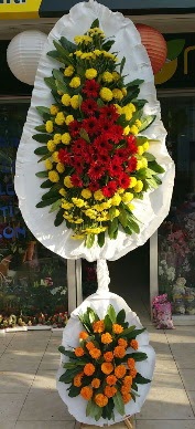 Çift katlı düğün açılış çiçek modeli  Ankara Çankaya çiçekçi telefonları 