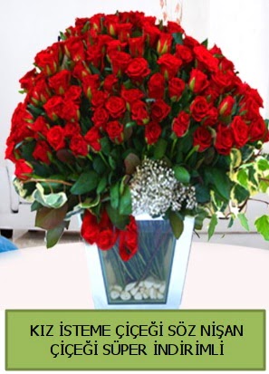 Söz nişan kız isteme çiçeği 71 gülden  Ankara Çankaya uluslararası çiçek gönderme 