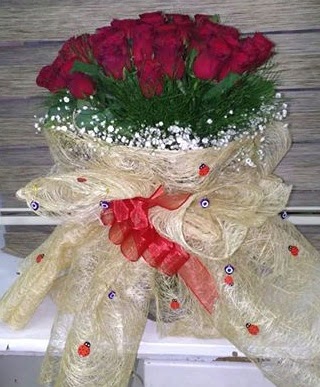 41 adet kırmızı gülden kız isteme buketi  Çankaya çiçek yolla , çiçek gönder , çiçekçi   
