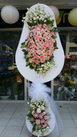 Çift katlı özel şahane sepet çiçeği  Ankara Çankaya çiçek online çiçek siparişi 