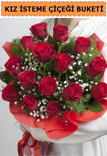 Kız isteme buketi çiçeği 17 gül  Ankara Çankaya çiçek online çiçek siparişi 