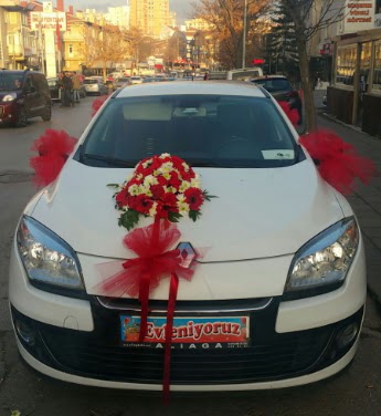 Araba süslemesi gelin arabası  Ankara Çankaya çiçek mağazası , çiçekçi adresleri 