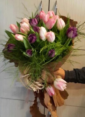 20 adet lale buketi çiçeği  Ankara Çankaya güvenli kaliteli hızlı çiçek 
