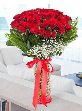 Vazoda 41 kırmızı Gül (Maşallah)  Ankara Çankaya İnternetten çiçek siparişi 