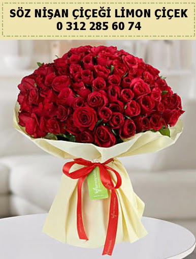 51 adet kırmızı gül söz nişan buketi çiçeği  Ankara Çankaya online çiçekçi , çiçek siparişi 