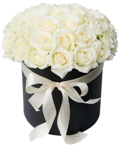 41 adet beyaz gül kutuda söz  Çankaya çiçek servisi , çiçekçi adresleri  süper görüntü